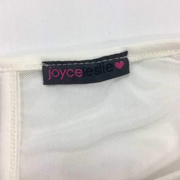 Joyce Leslie White Summer BodyCon Belltop - Picture 7 of 7